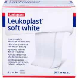 LEUKOPLAST soft white plaster 6 cm x5 m roll, 1 pc