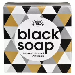 MADE BY SPEICK Black Soap Activated Charcoal Soap, 100 g