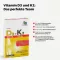Vitamin D3+K2 2000 I.U., 60 pcs