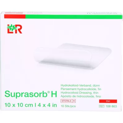 SUPRASORB H Hydrocoll.dressing thin 10x10 cm, 10 pcs