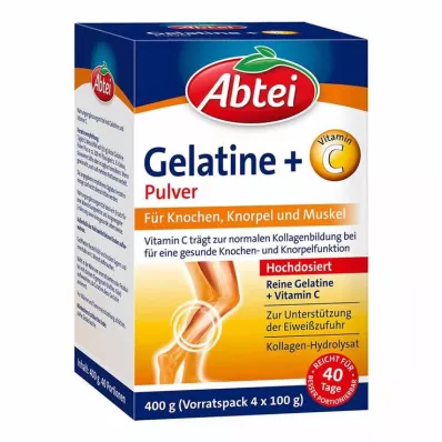 ABTEI Gelatine Plus Vitamin C Powder, 400 g ABTEI Gelatine Plus Vitamin C Powder, 400 g