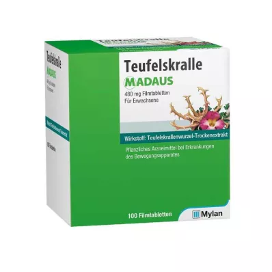 TEUFELSKRALLE MADAUS Film-coated tablets, 100 pcs TEUFELSKRALLE MADAUS Film-coated tablets, 100 pcs