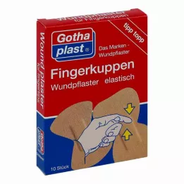 GOTHAPLAST Elastic fingertip wound plaster, 2 sizes, 10 pcs
