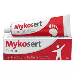 MYKOSERT Cream for skin and foot fungus, 50 g