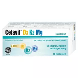 CEFAVIT D3 K2 Mg 4,000 I.U. hard capsules, 60 pcs