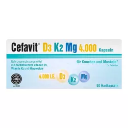 CEFAVIT D3 K2 Mg 4,000 I.U. hard capsules, 60 pcs