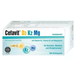 CEFAVIT D3 K2 Mg 4,000 I.U. hard capsules, 100 pcs