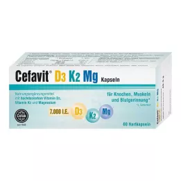CEFAVIT D3 K2 Mg 7,000 I.U. hard capsules, 60 pcs