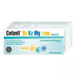 CEFAVIT D3 K2 Mg 7,000 I.U. hard capsules, 100 pcs