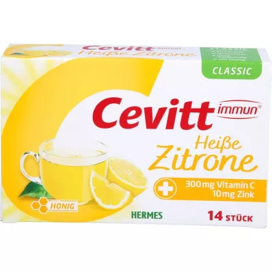 CEVITT immune hot lemon classic granules, 14 pcs