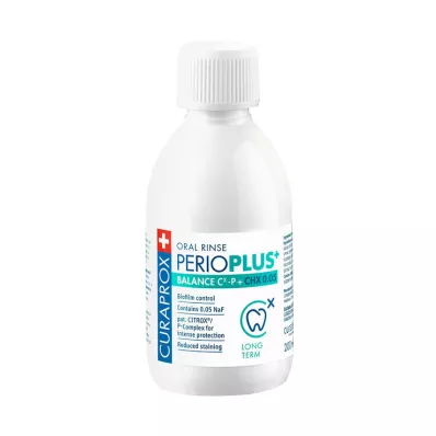 CURAPROX perio Plus+ Balance Mouthwash CHX 0.05%, 200 ml