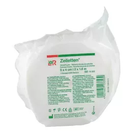 ZELLETTEN Swabs 4x5 cm germ-reduced roll, 500 pcs