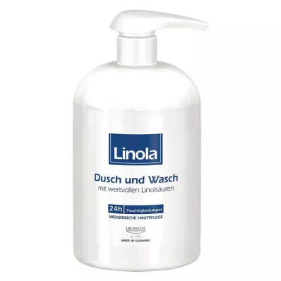 LINOLA Shower and wash with dispenser, 500 ml