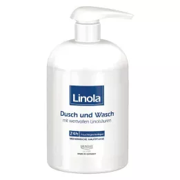 LINOLA Shower and wash with dispenser, 500 ml