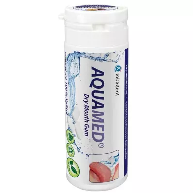 MIRADENT Aquamed dry mouth chewing gum, 30 g