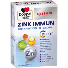 DOPPELHERZ Zinc Immune Depot system tablets, 100 pcs