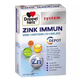 DOPPELHERZ Zinc Immune Depot system tablets, 100 pcs