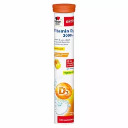 DOPPELHERZ Vitamin D3 2000 I.U. Effervescent Tablets, 15 pcs