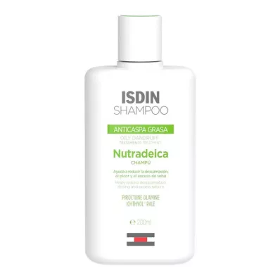 ISDIN Nutradeica Shampoo for dandruff and greasy hair, 200 ml