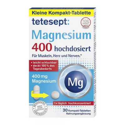 TETESEPT Magnesium 400 high-dose tablets, 30 pcs