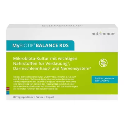 MYBIOTIK BALANCE RDS 20x2 g Plv.+20 Capsules, 1 P MYBIOTIK BALANCE RDS 20x2 g Plv.+20 Capsules, 1 P
