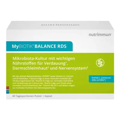 Mybiotik Balance Rds 40x2 g powder + 40 capsules, 1 p Mybiotik Balance Rds 40x2 g powder + 40 capsules, 1 p
