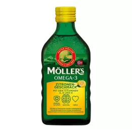 MÖLLERS Omega-3 Lemon Flavour Oil, 250 ml