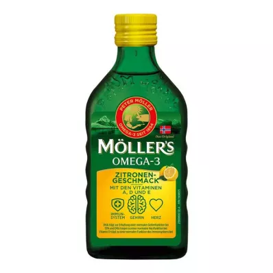 MÖLLERS Omega-3 Lemon Flavour Oil, 250 ml