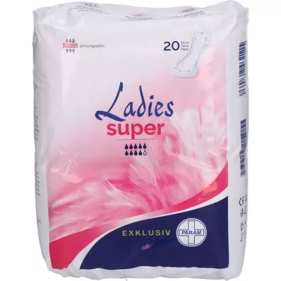 PARAM LADIES EXKLUSIV Incontinence insert super, 20 pcs