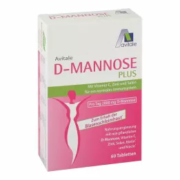 D-MANNOSE PLUS 2000 mg Tabl.w.Vit.u.Mineralstof., 60 pcs