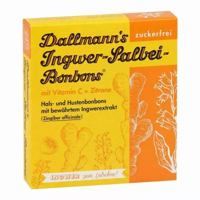 DALLMANNS Ginger Sage Candies, 37 g DALLMANNS Ginger Sage Candies, 37 g