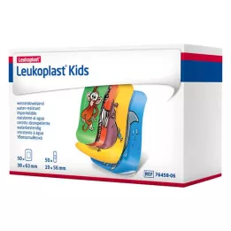 LEUKOPLAST kids Strips 38x63mm/19x56mm each 50 pcs, 100 pcs