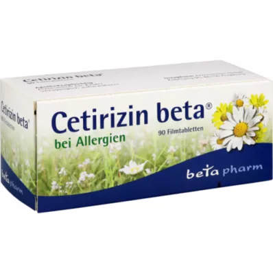 CETIRIZIN beta film-coated tablets, 90 pcs