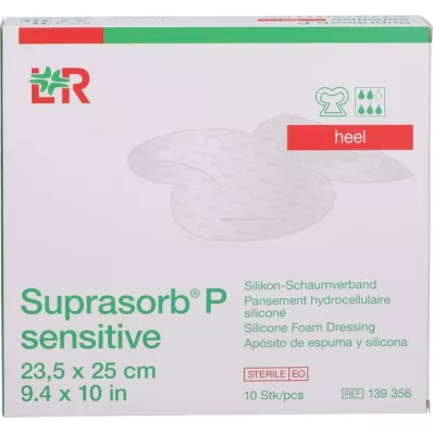 SUPRASORB P sensitive PU-Schaumv.heel bor.23,5x25, 10 pcs