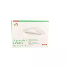 Suprasorb P sensitive PU-foam non-boron 15x20cm, 10 pcs