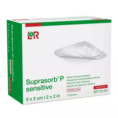 SUPRASORB P sensitive PU-Foam v.bor.lite 5x5cm, 10 pcs SUPRASORB P sensitive PU-Foam v.bor.lite 5x5cm, 10 pcs