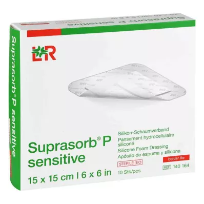 SUPRASORB P sensitive PU-Foam v.bor.lite 15x15cm, 10 pcs SUPRASORB P sensitive PU-Foam v.bor.lite 15x15cm, 10 pcs