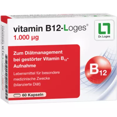 VITAMIN B12-LOGES 1,000 μg capsules, 60 pcs