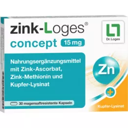 ZINK-LOGES concept 15 mg enteric capsules, 30 pcs