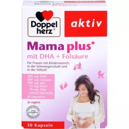 DOPPELHERZ Mum plus with DHA+folic acid capsules, 30 pcs