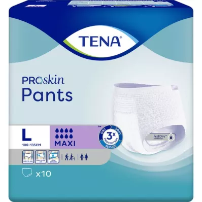 TENA PANTS maxi L disposable trousers, 10 pcs
