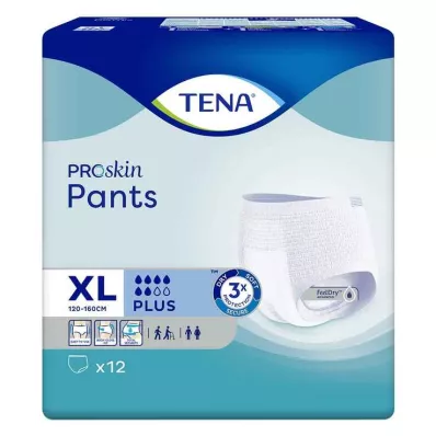 TENA Pants Plus XL Disposable pants for incontinence, 12 pieces