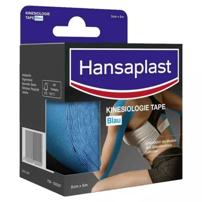 Hansaplast Sport Kinesiology Tape 5 cm x 5 m blue, 1 piece Hansaplast Sport Kinesiology Tape 5 cm x 5 m blue, 1 piece