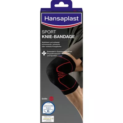 HANSAPLAST Sport knee bandage size M, 1 pc