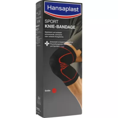 HANSAPLAST Sport knee bandage size L, 1 pc
