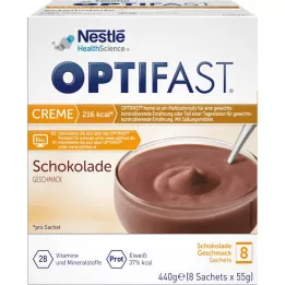 OPTIFAST Cream chocolate powder, 8X55 g
