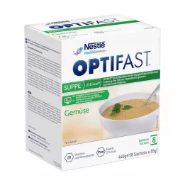 OPTIFAST Soup Vegetable Powder, 8X55 g