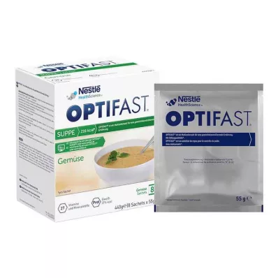 Optifast Soup Vegetable Powder, 8X55 g Optifast Soup Vegetable Powder, 8X55 g