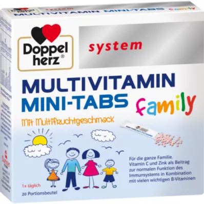 DOPPELHERZ Multivitamin Mini-Tabs family system, 20 pcs