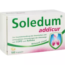 SOLEDUM addicur 200 mg enteric-coated soft capsules, 100 pcs